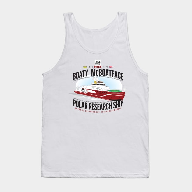 Boaty McBoatface Tank Top by MindsparkCreative